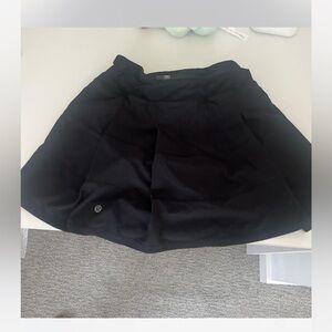 Lululemon Pace Revival Black Mini Skirt